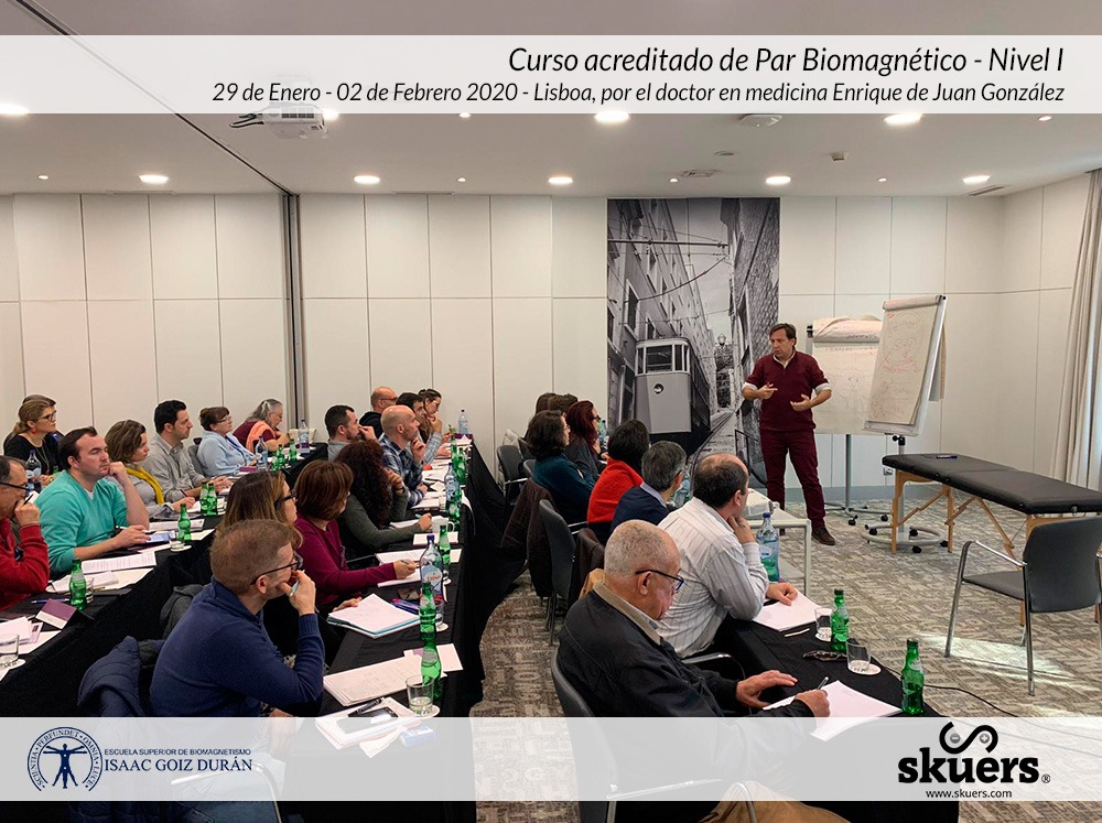 Reserva do curso Par Biomagnético por Dr. Enrique de Juan - Lisboa 21, 22, 23,24 y 25 de octubre 2020 - 1er Nivel