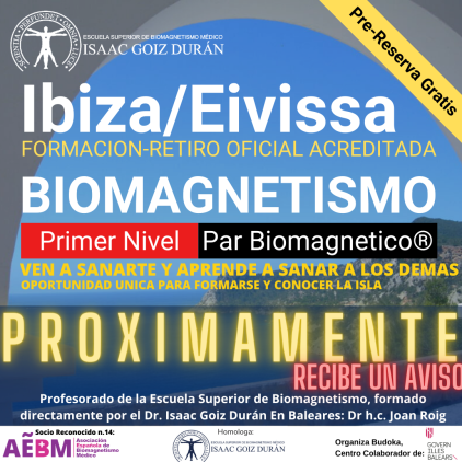 Reserva de curso Biomagnetismo y Par Biomagnético IBIZA 2024