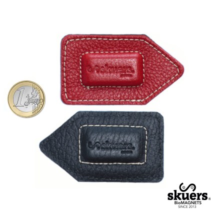 Par de imanes Skuers® CLIC / Piel Neodimio ReCostura  Bloque S ★★ 9KG / Gauss Biomagnéticos = 5.625 Calibre 5mm