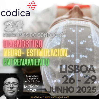 Reserva Curso de CODICA (Neuropsicología Biomagnetica) por Moises Goiz Martinez, Lisboa Portugal Junho 2025