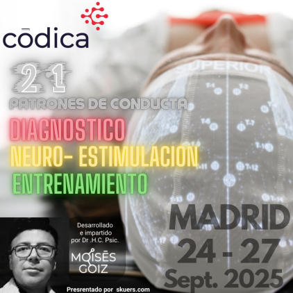 Reserva Curso de CODICA (Neuropsicología Biomagnetica) por Moises Goiz Martinez, BARCELONA Mayo 2025