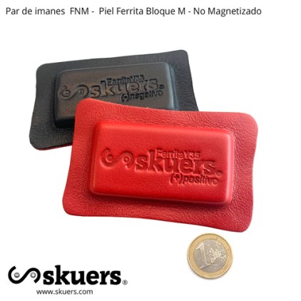 Par de imanes Skuers® FNM - Piel Ferrita Bloque M - No Magnetizado (FNM-M)