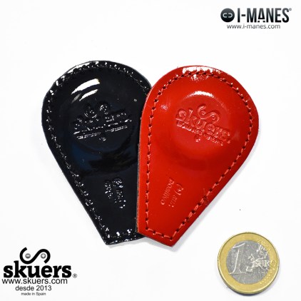 Pair of Skuers® magnets 100% Patent Leather  Size S - Neodymium -Limited Edition--