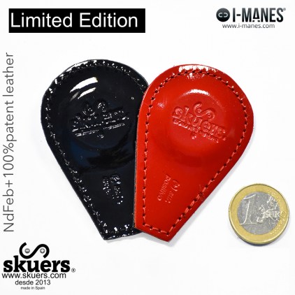 Pair of Skuers® magnets 100% Patent Leather  Size S - Neodymium -Limited Edition--