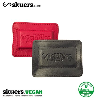  Par de imanes Skuers® Piel Vegan sintética doble costura Ferrita Bloque S