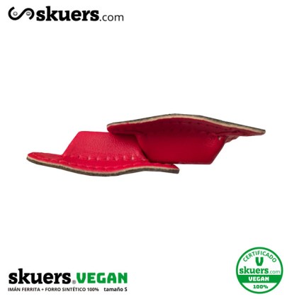  Par de imanes Skuers® Piel Vegan sintética doble costura Ferrita Bloque S